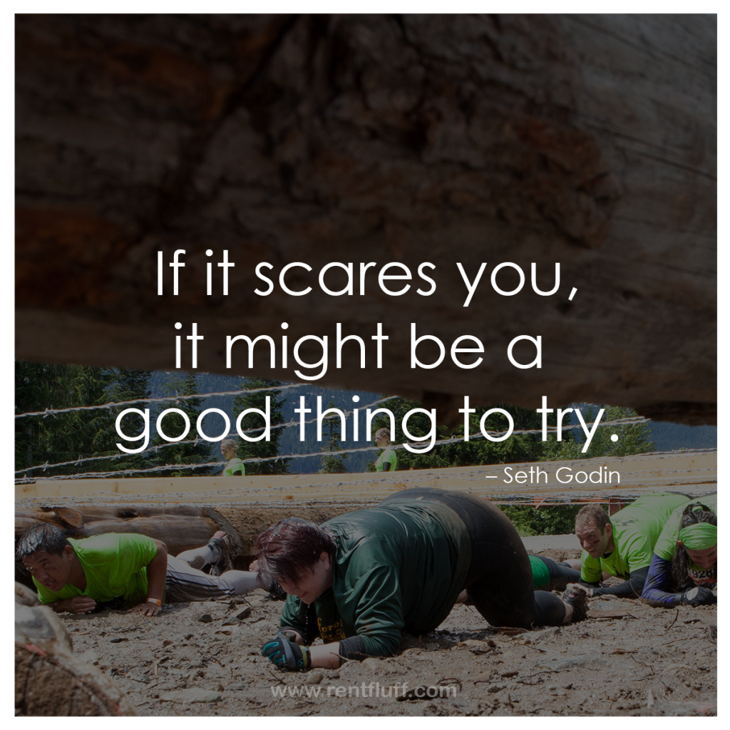Seth Godin Quote - If it scares you, it might be a good thing to try.