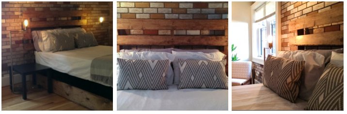 DIY Palette Bed - Creative Solutions for Small Spaces - Sarah's Bed  - Fluff Designs