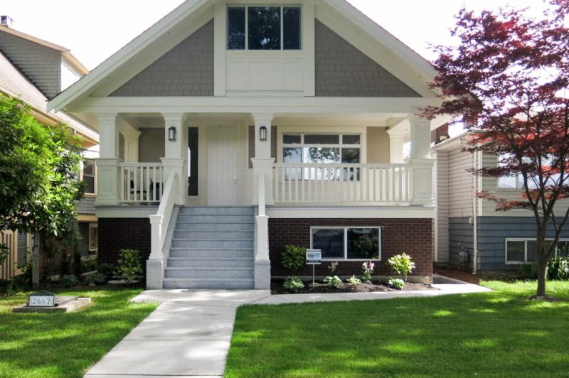 renovated heritage home with new lawn