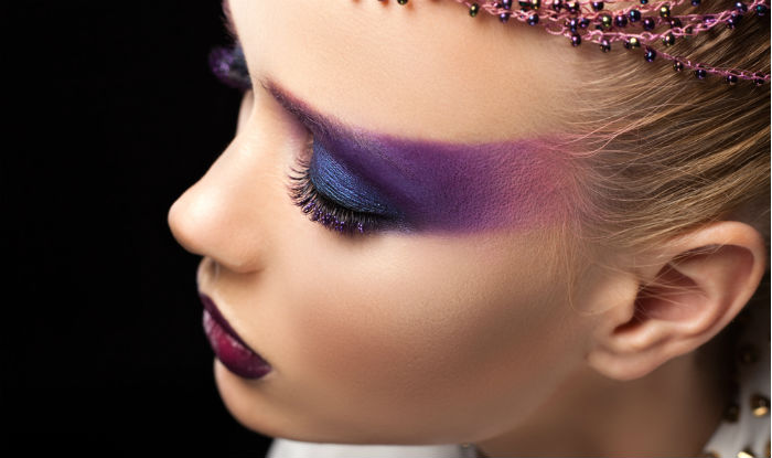 Ultra-violet-makeup
